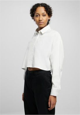 Urban Classics Damen Bluse Ladies Cropped Oversized Blouse