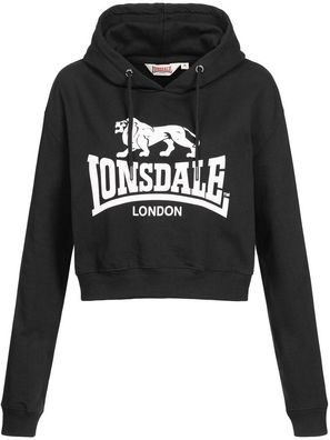 Lonsdale Damen Hoodie Roxeth Kapuzensweatshirt Cropped