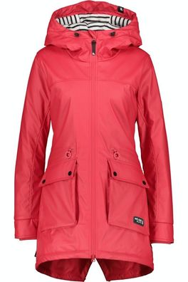 Alife &amp; Kickin Damen Regenmantel AudreyAK Raincoat Fuchsia