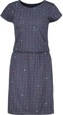 Alife &amp; Kickin Damen Sommerkleid ShannaAK B Shirt Dress Marine Melange