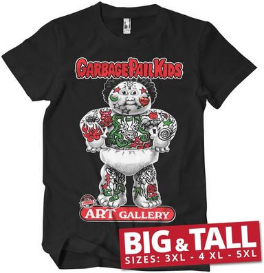Garbage Pail Kids Art Gallery Big &amp; Tall T-Shirt Black