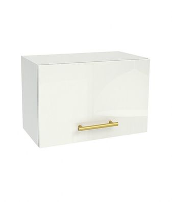 Hängeschrank für Dunstabzugshaube 50cm SOFT CLOSE Küchenschrank Weiß Hochglanz