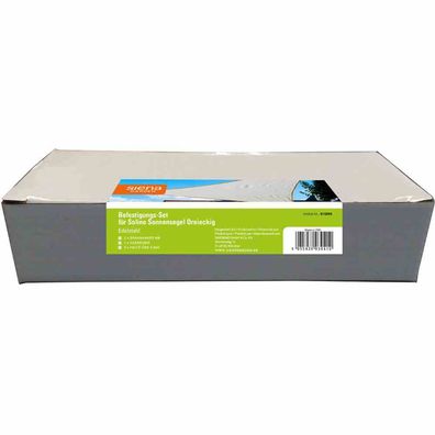 Solino Zubehör Set für 3-eckige Sonnensegel