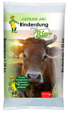 Rinderdung Pellets 12,5kg Rindermist Dung Dünger Gartendünger Kuhmist Stalldung