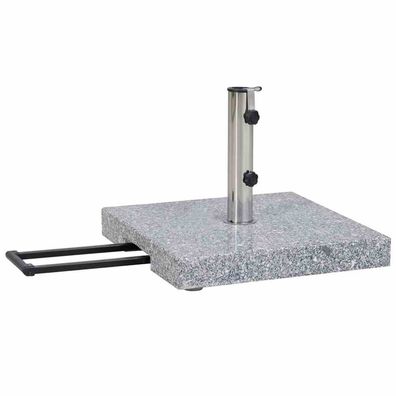 Granitständer Trolley 45 kg eckig mit Tolley-Auszug und Rollen