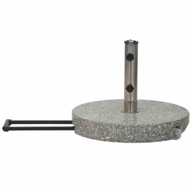 Granitständer Trolley 40 kg rund mit Tolley-Auszug und Rollen