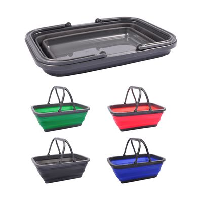 Tragekorb faltbar Einkaufskorb Picknickkorb Tragetasche Aufbewahrungskorb Korb