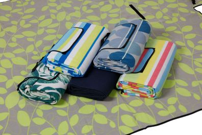 Picknickdecke 200x200cm Strandmatte Campingdecke Reisedecke Stranddecke Decke