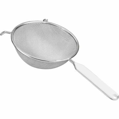 Küchensieb fein 18 cm Aluminium mit Griffeinlage