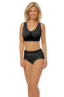 Magic Copper BH Gr. L schwarz ohne Bügel Sport Yoga Fitness Bustier