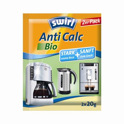 Bio-Entkalker "Anti Calc Bio Pulver" 2 x 20 g