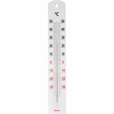 Außenthermometer Glas 40 x 6,5 x 1,2 cm für innen und außen geeignet