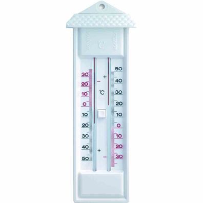 Max/Min-Thermometer "Maxima-Minima" weiß