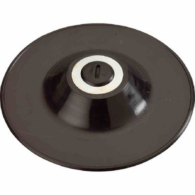 Stützteller 125mm + Flanschmutter Polieren Polierscheiben Schleifteller Schleifen