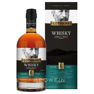 Lothaire Single Malt Whisky Tourbe Fume 0,7 l