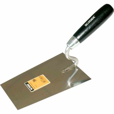 Stukkateurkelle rostfrei 180 mm gebogener Hals