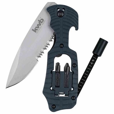 Messer + Bithalter 4 Bits 115mm Campingmesser Sportmesser Heimwerker Werkzeug TOP