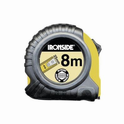 Rollbandmaß mit Stop 3 m, 19mm Band, gummiert