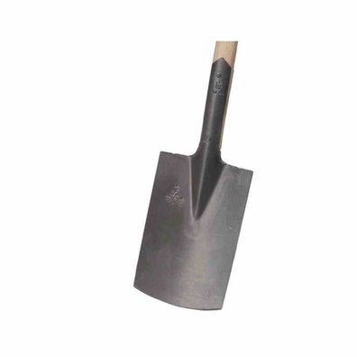 IDEAL-Bauspaten Gärtner Form Gr. 2, Doppelfederspaten, 85 cm Eschen-T-Stiel