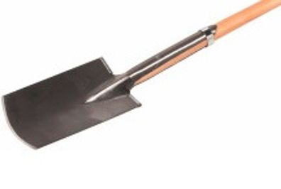 IDEAL-Rode- und Baumschulspaten Gärtner Form Gr. 2, Doppelfederspaten, 85 cm Eschen-T
