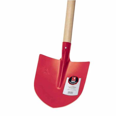 RUHR-BRILLIANT Frankfurter Sandschaufel, rot, Gr. 5, 130 cm Eschen-Langstiel