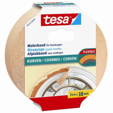 Malerband Kurven 25 m x 38 mm