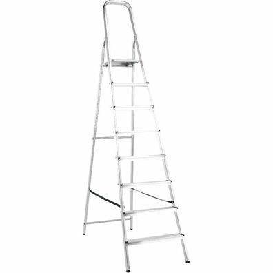 Aluminium-Haushaltsleiter 8 Stufen