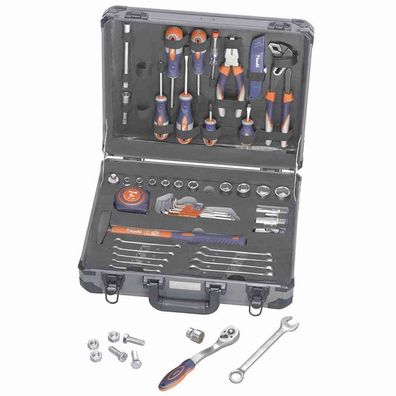 Werkzeugkoffer 51-teilig Werkzeugkasten Werkzeuge Heimwerker Haushalt Zangen NEU