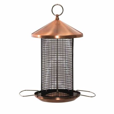 Vogelfuttersäule Copper Line für Nüsse, 31cm