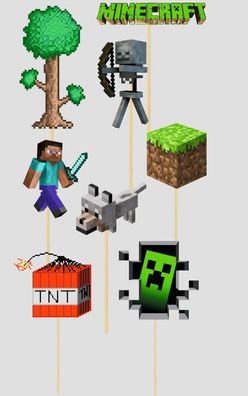 Pixel TNT Quadrat Essbar Tortenaufleger Torte Geburstag Zuckermasse + NAME p30