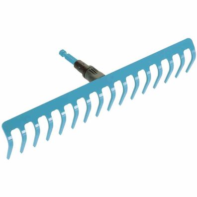 Gardena combisystem-Rechen: Breite Harke mit 16 Zinken, ideales Gartenzubehör