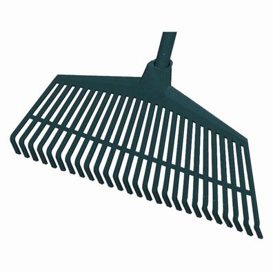 Kunststoff-Laubbesen, 50 cm, mit 130 cm Metallstiel