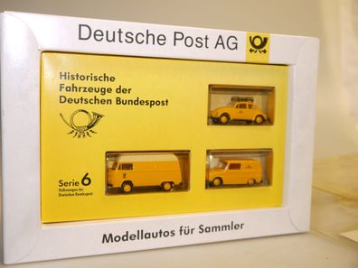 1:87 Brekina/Deutsche Post AG SERIE 6 'VOLKSWAGEN' - neuw./ovp