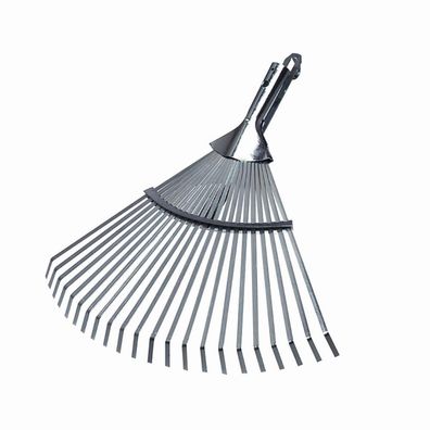 Fächerbesen Luxus 22 Zinken Rasenrechen Rechen Gartengeräte Garten Terrasse TOP