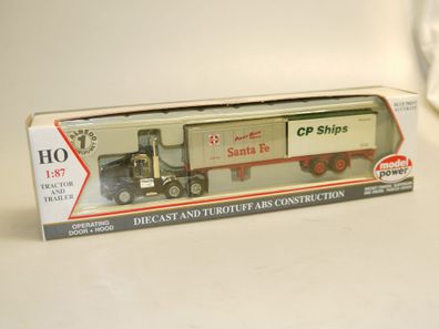 1:87 Albedo/Model Power 900011 Kenworth Cont. Sz Santa Fe/CP Ships, neuw./ovp