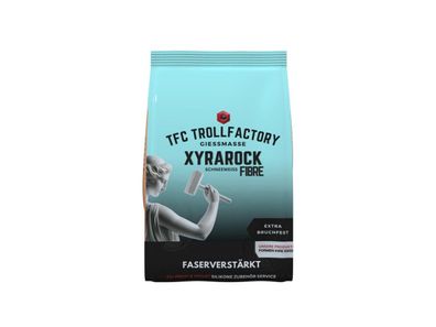 TFC Xyrarock FIBRE Giessmasse Modelliermasse Gips Fasern schneeweiss 4:1 3kg
