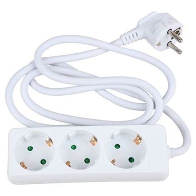 Heitech Steckdosenleiste 3fach Mehrfachstecker Verteiler Steckerleiste Steckdose