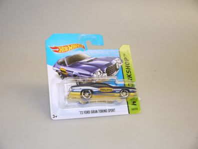 1:64 Hot Wheels BFF24 Ford '72 Grant Torino Sport blau, neuw./ovp