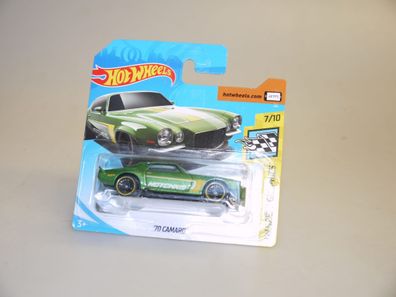 1:64 Hot Wheels FJW47 '70 Camaro grün, neuw./ovp
