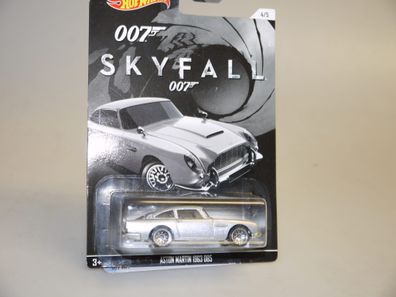 1:64 Hot Wheels 007 Goldfinger CGB79 Aston Martin 1963 DB5 silber, neuw./ovp