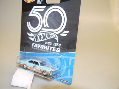 1:64 Hot Wheels FLF45 50th Anniversary '65 Ford Galaxie, neuw./ovp