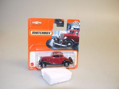 1:64 Matchbox GXM38 1934 Chevy Coupe dkl. rot, neuw./ovp