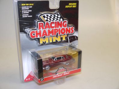 1:64 Racing Champions RC001 1949 Buick Riviera dkl. rot, neuw./ovp