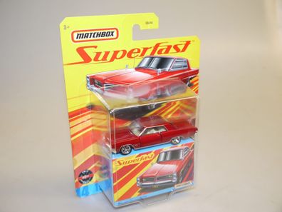 1:64 Matchbox GNY10 1964 Pontiac Grand Prix rot-met., neuw./ovp