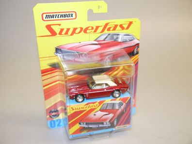1:64 Matchbox GBK26 1974 Dodge Charger rot-met., neuw./ovp