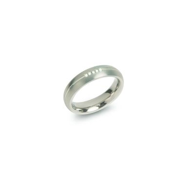 Boccia Ring 0130-03 Titan mit Diamanten