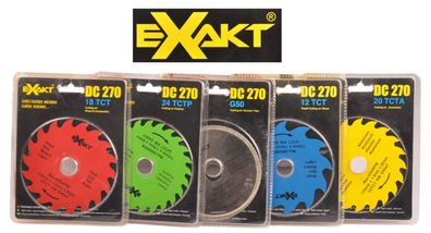 Original Ersatzsägeblatt Sägeblatt Handkreissäge Exakt DC270 Kreissäge Holz Alu