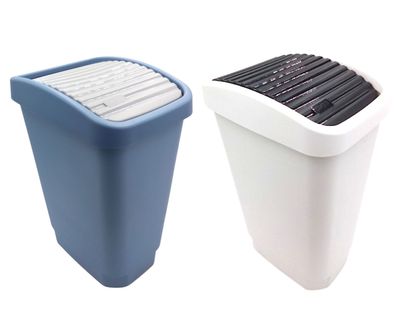 Schwingdeckeleimer 25 Liter Abfalleimer Mülleimer Abfallsammler Papierkorb TOP