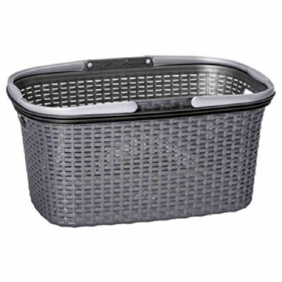 Wäschekorb "Rattan-Design" 32 l 56 x 37 x 28 cm