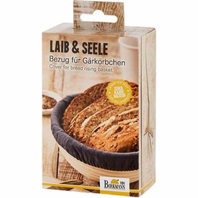 Bezug für Gärkörbchen rund, klein
